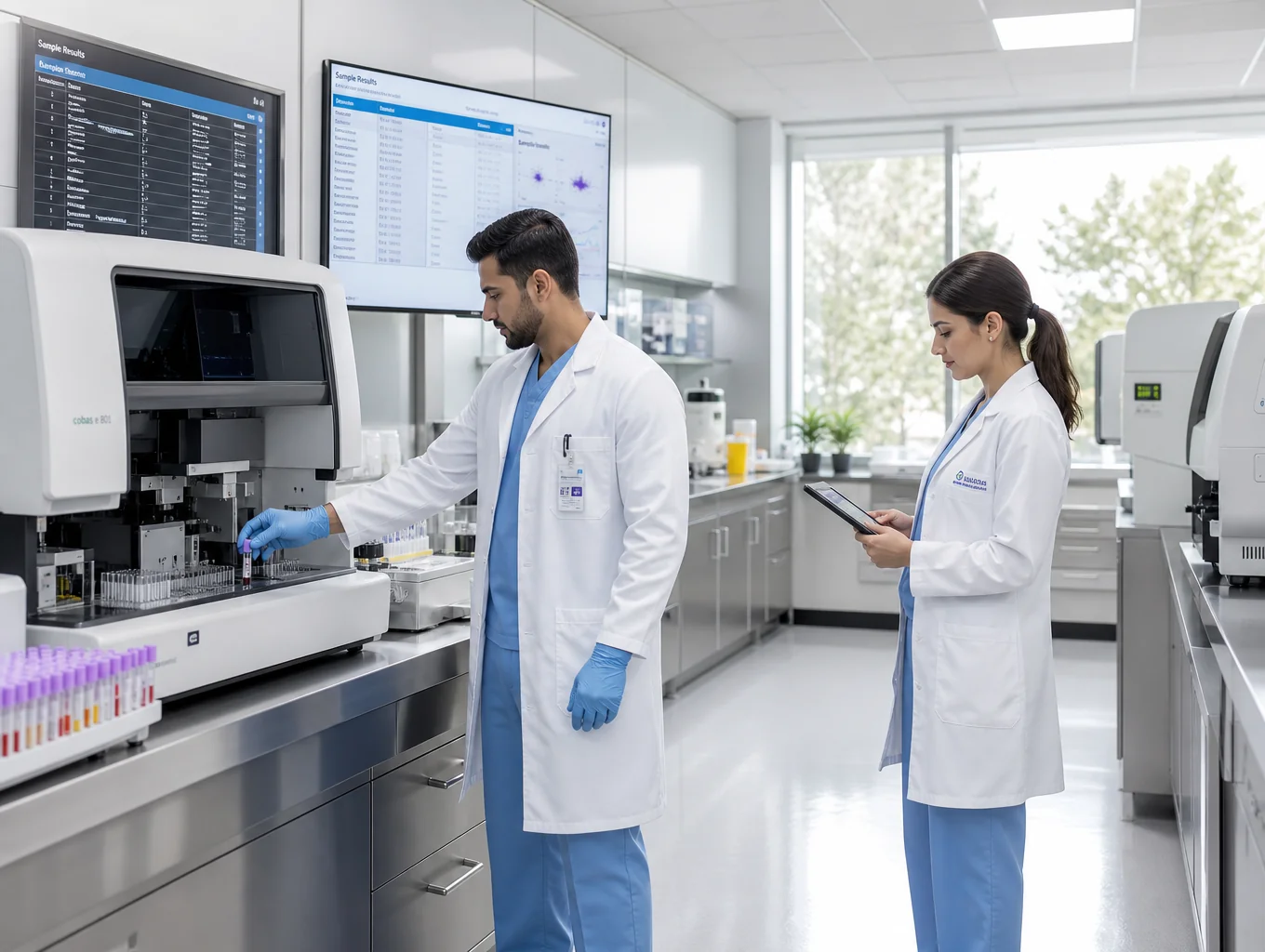 Diagnostic laboratory research and biochemical testing