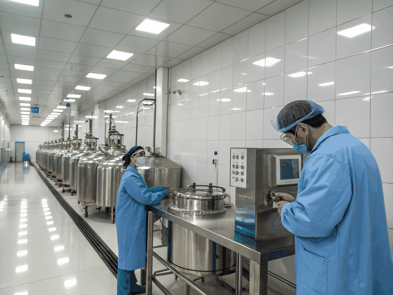 Pharmaceutical manufacturing facility and quality testing